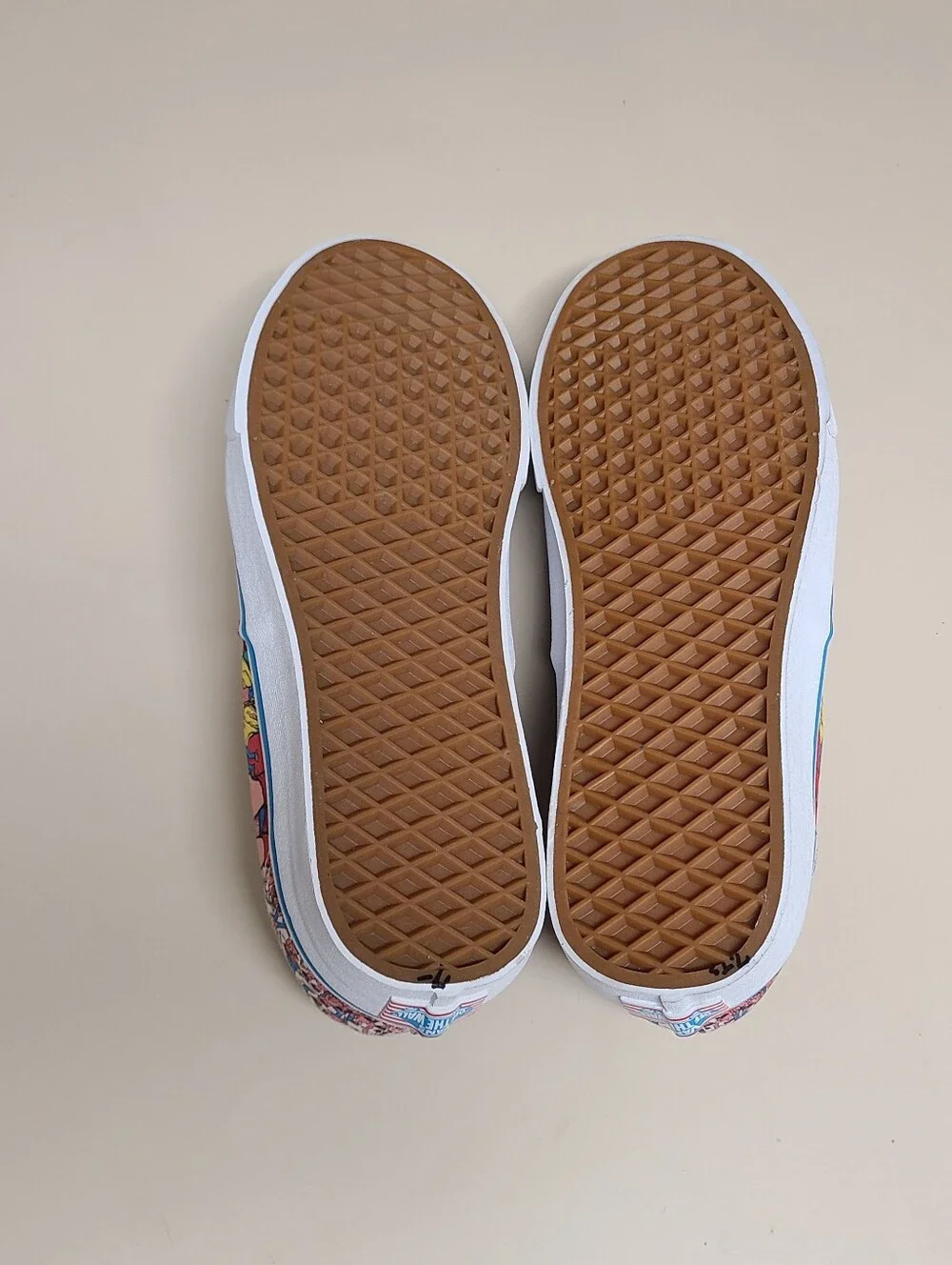 Vans X Where's Waldo ?  Authentic skateboard sneakers size 9.5